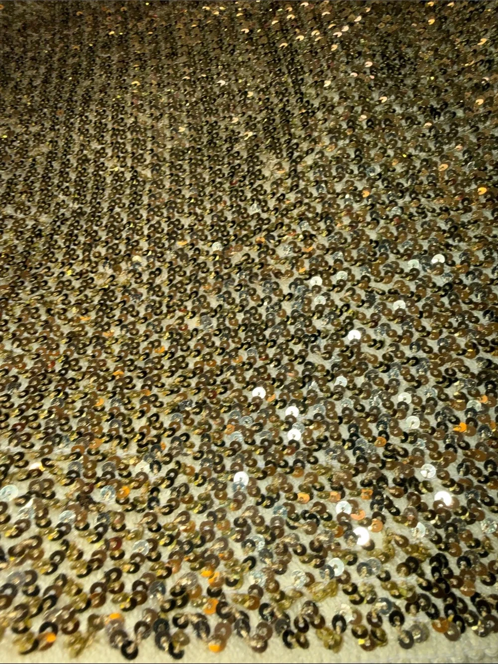 Gold Sequin Women's Mini Skirt
